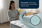 Serta Thermagel 2-inch Memory Foam Mattress California King 83 x71   Blue