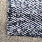 Handmade Woven Rag Rug Runner Purple Denim Accent Rug Front Door Rug Upcycled