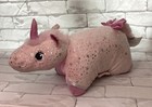 Pillow Pets Sparkly Pink Unicorn Stuffed Animal Plush Toy