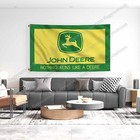 John Deere 3 X 5 Banner Flag 3x5 Banner Tractor Quality Farm Fast Free Shipping 