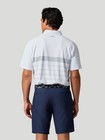 Rhythm Pique Polo A Fully Engineered Yarn Dye Stripe with Uv moisture Wicking