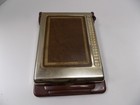 Vtg Bates Listfinder Cavalier Model Leather Desk Address Phone Book Organizer
