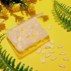 50 Pairs Silicone Anti-slip Push In Rectangle Nose Pads For Eyeglasses