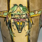 Antique Porzellanfabrik Wehinger Czechoslovakia Birds   Branches Vase   Signed
