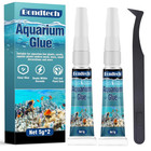 Aquarium Glue Clear Reef Adhesive For Coral Plants Rocks Moss Stone Wood 2 Pack