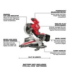 Milwaukee 2734-80 M18 Fuel 10  Dual Bevel Compound Miter Saw
