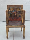 Veronese Design Egyptian Throne Of Hetepheres Queen Miniature Chair Replica Boxe