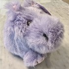 1997 Vtg Swibco Puffkins 6627 Henrietta Hippo With Tag Purple Plush Toy Clean