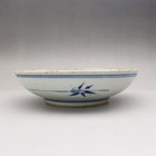 5 9  Chinese Blue And White Porcelain Freehand Sketching Chiropter Grain Plates