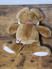 Vtg 1994 Dakin Plush Tan Mouse W  Red Plaid Bow    misty    Stuffed Collectible 
