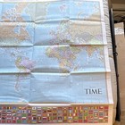 Hammond World Map Collector   s Series By Time With Flags Of The Nations