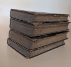 1910 Vilna Malbim Commentary Hebrew Bible Judaica Lot Vols 1 3 5 6 Leather