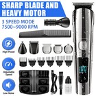 Cordless Electric Beard Trimmer For Men 16in1 Professional Barber Hair Clippers