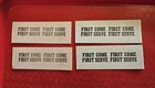 Lot Of 4 1980 Don Williams   Joe Sun Concert Tickets Symphony Hall Phoenix Az