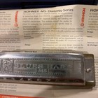 Hohner Blues Harp Ms Key Of G Diatonic Harmonica W  Blue Case