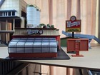 Wendys Assembled Print On Demand O Scale Building diorama