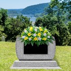 Artificial Cemetery Flowers Saddle-shaped Tombstone Decorations Non-fading Uv   
