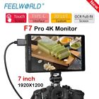Feelworld F7 Pro 4k 7 Inch Touch-screen Hdmi 3d-lut 1920x1200 Camera Monitors