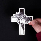Religious Christian Cross Jesus Car Truck Window Bumper Vinyl Sticker Decal 03
