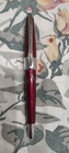 Cross Apogee Glossy Burgundy Laque Rhodium Trim Fountain Pen  Fine 18k Gold Nib 