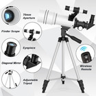 Telescope For Adults   Kids  70mm Aperture Astronomical Refractor Telescopes For