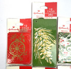 Vintage Christmas Gift Tags 6 Package Lot 60 Cards Tie On String Cord Hallmark 
