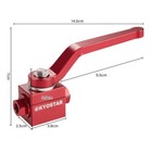 Kyostar Aluminium Brake Line Lock Shut Off Valve 1 8  Npt Billet Automotive