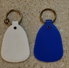 Lot Of 2 Vintage Santa Clara Used Cars Keychains Ca 1 Tag-master Dp-334 Sample