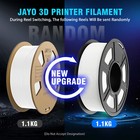    buy 10 Pay 6   jayo Pla Petg Matte Pla  Silk Abs Asa 3d Filament 1 1kg 1 75mm