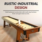 Hathaway Cheyenne 12 Ft Shuffleboard Table For Family Arcade Game Room - With