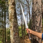 Custom Handmade Carbon Steel Blade Tactical Viking Sword   Hunting Sword Camping