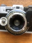 Rare Vintage 1942 Kodak 35 Camera Black Rf Arm   Knobs F 3 5 50mm Untested