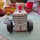 Vintage 1950s Marx No  5 Tin Litho Climbing Tractor Wind Up Toy - Tested works