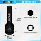 11mm Hex Impact Bit Socket 1 2 Inch Drive Cr Mo