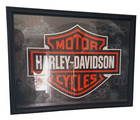 Genuine Harley-davidson Completed Puzzle Professionally Framed 26x20  Beautiful 