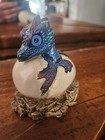Vintage Windstone Editions Hatching Dragon  peacock  By Melody Pe  a  1984 