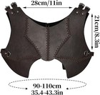 Medieval Faux Leather Chest Armor  Retro Mercenary Knight Archer Body Armor