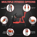 Leg Extension Curl Lower Body Workout Machine Heavy Duty Adjustable Leg Machine