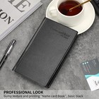 Professional Business Card Book Holder Organizer  300 Card Capacity Card Binder