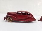 Vintage 1930 s Hubley Cast Iron Zephyr Car W  Trailer