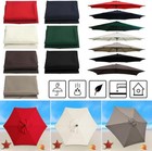 Patio Umbrella Replacement Canopy Parasol Top Cover 6rib 8 Rib Outdoor Market