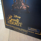 New Disney Beauty   The Beast Light Up Rose Replica Figurine 10 Inch Glass