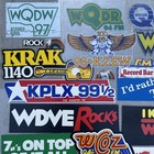 Vtg Radio Station Sticker Decal Sign Rock 80s 90s Music Decor Mtv Man Cave Nc