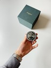 Audemars Piguet Code 11 59 Green Dial Table Clock Royal Oak Steel