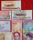 Unc  Lot Of 7  Different Foreign Paper Money Banknotes World Currency M 7