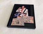 Elvis Presley Framed  Reproduction Concert Tickets  June 18  1972 Fort Worth  Tx