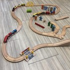 Bulk Wooden Railway Track   Trains Compatible With Thomas   Friends Brio Hape 60