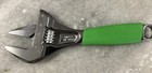 New Snap-on Green 6   Slim Adjustable Wrench Smooth Jaw Adhws6g