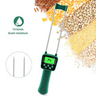 Grain Hay Moisture Tester Meter  Portable Digital Probe Tester With Lcd