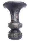 Antique Chinese Bronze Archaistic Gu Vase